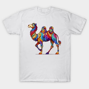 Colorful camel T-Shirt
